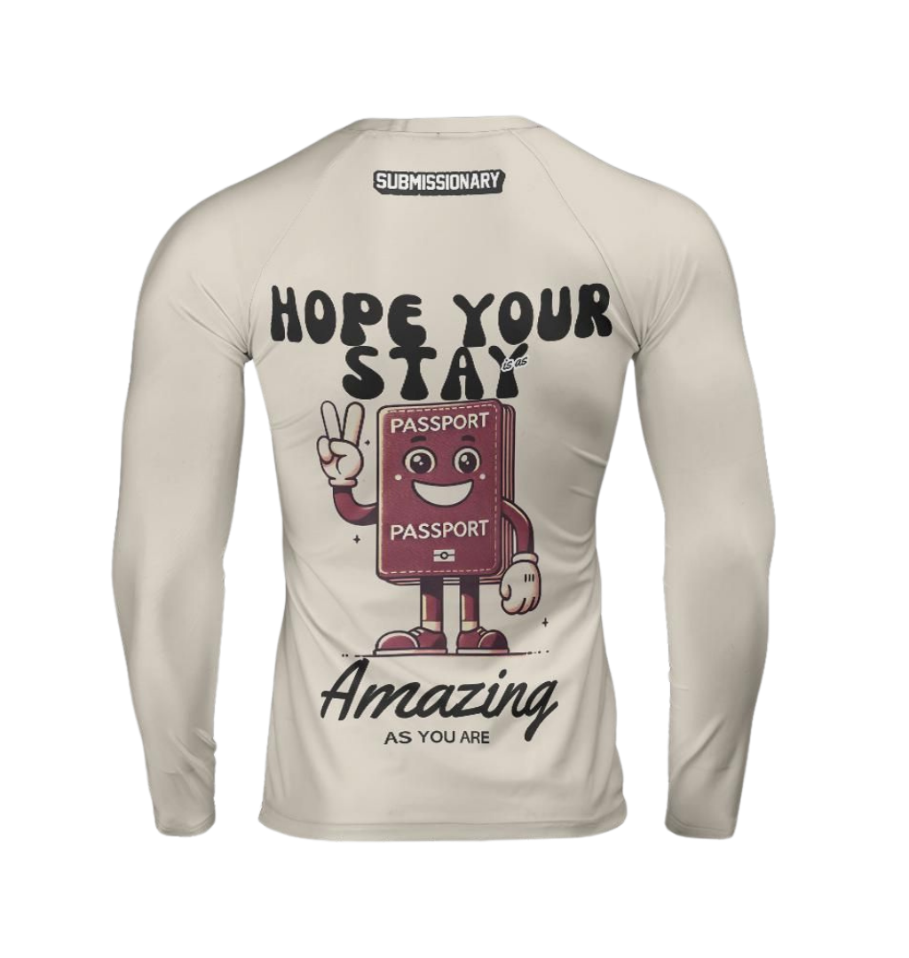 Have a Nice Stay Unisex Rash Guard - Long Sleeve