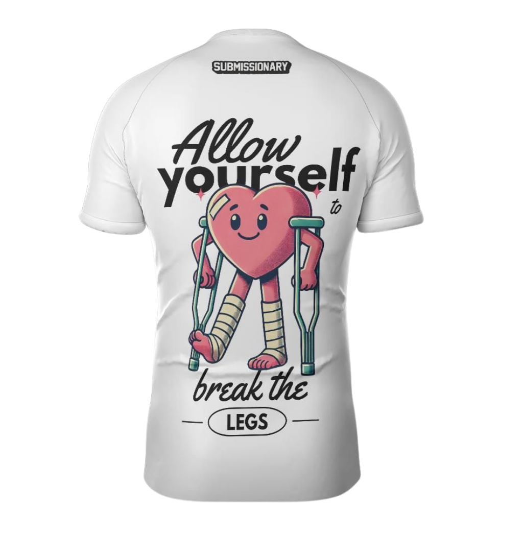 Crutches Unisex Rash Guard - Short Sleeve