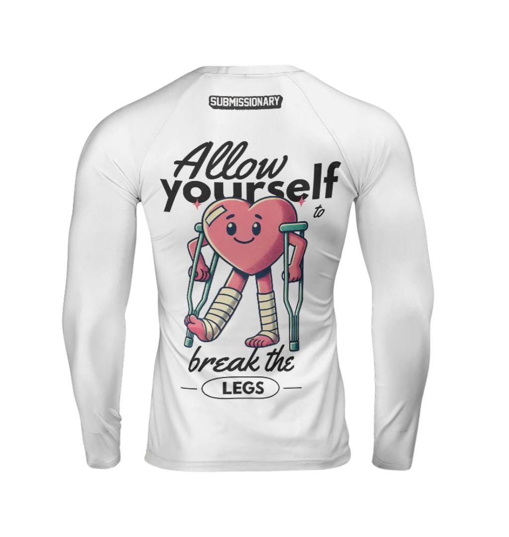 Crutches Unisex Rash Guard - Long Sleeve