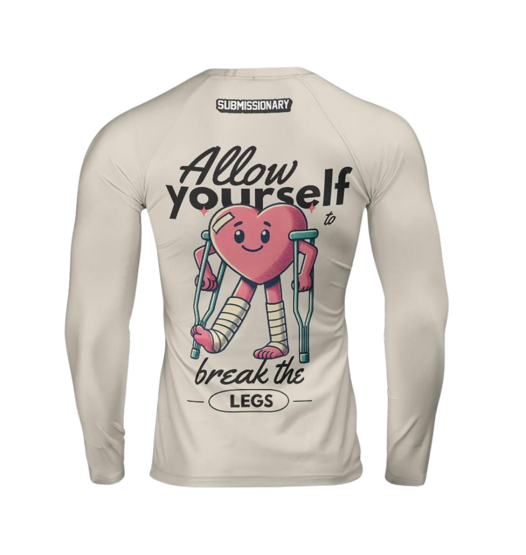 Crutches Unisex Rash Guard - Long Sleeve