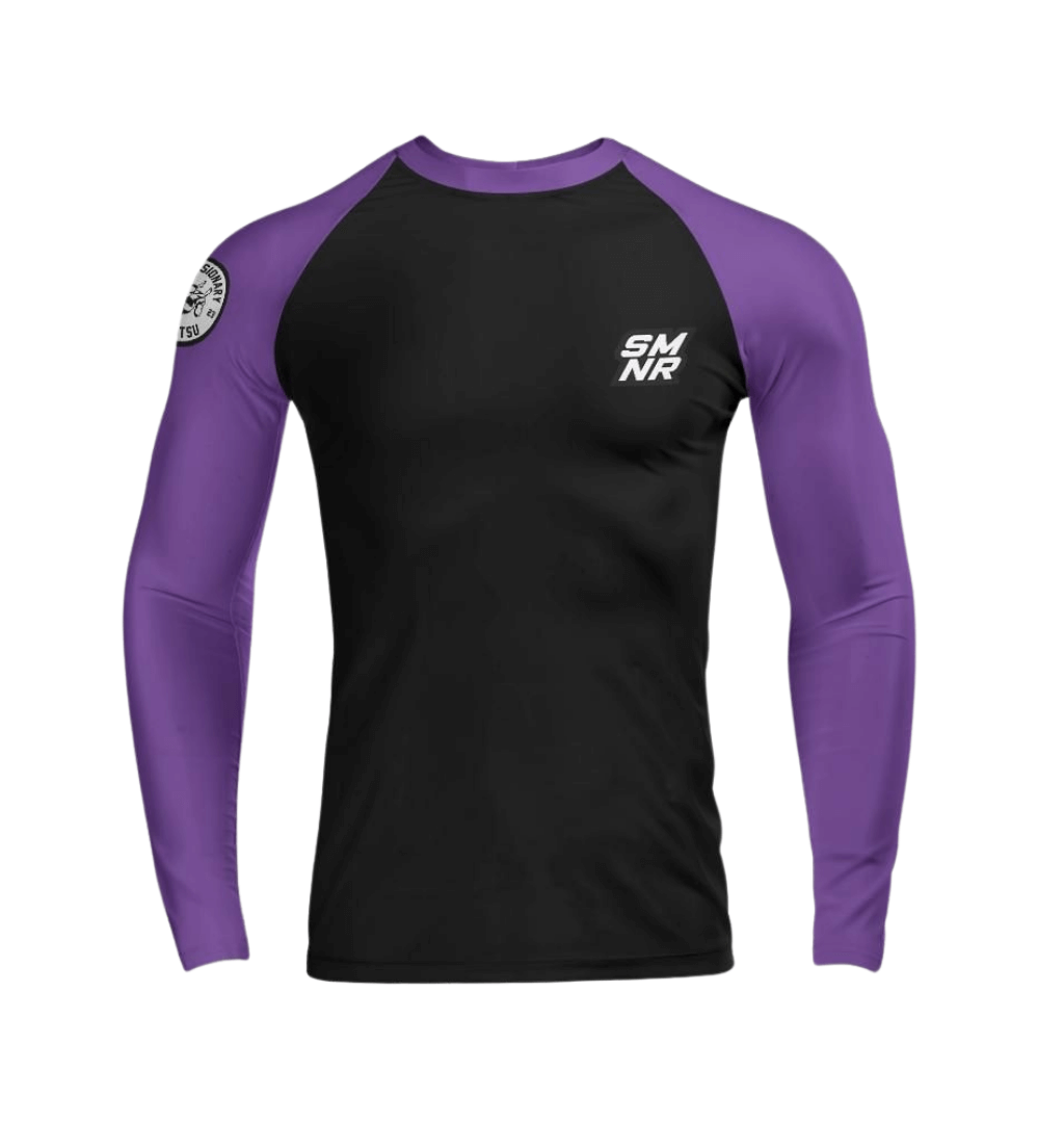 IBJJF Legal Purple Ranked Rash Guard 1.0