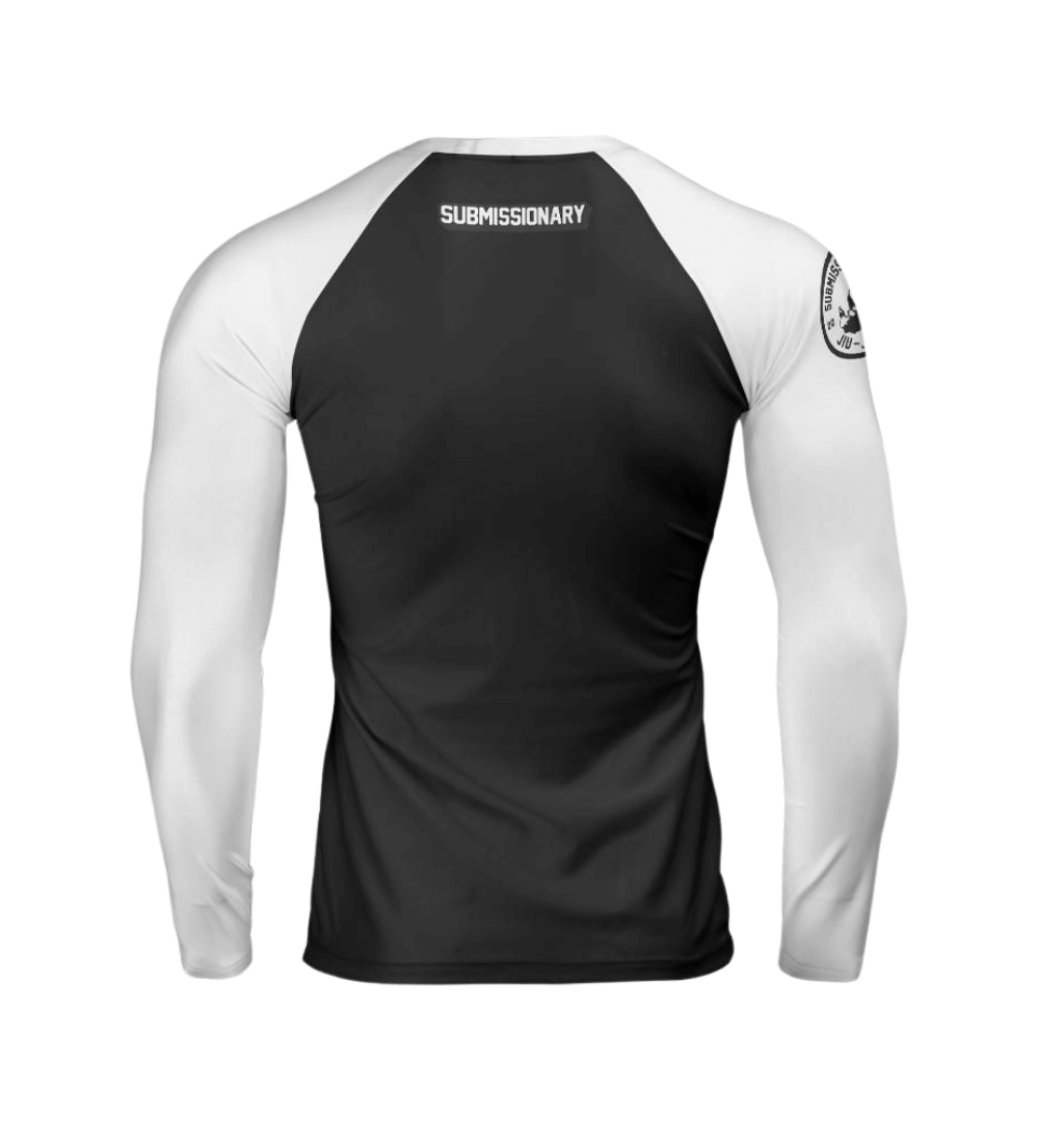 IBJJF Legal White Ranked Rash Guard 1.0