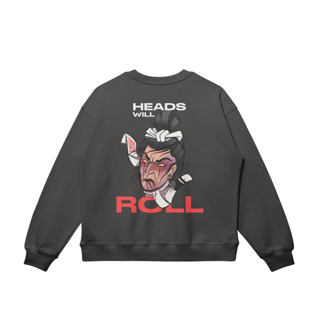 Heads Will Roll Unisex Oversized Sweater