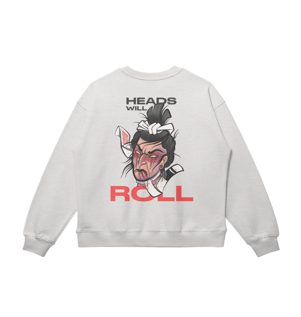 Heads Will Roll Unisex Oversized Sweater