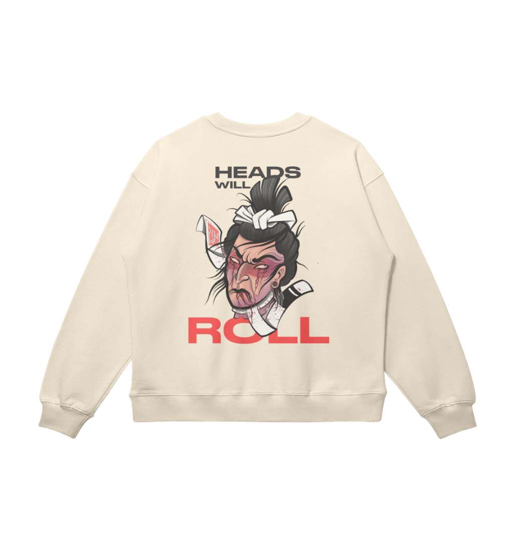 Heads Will Roll Unisex Oversized Sweater