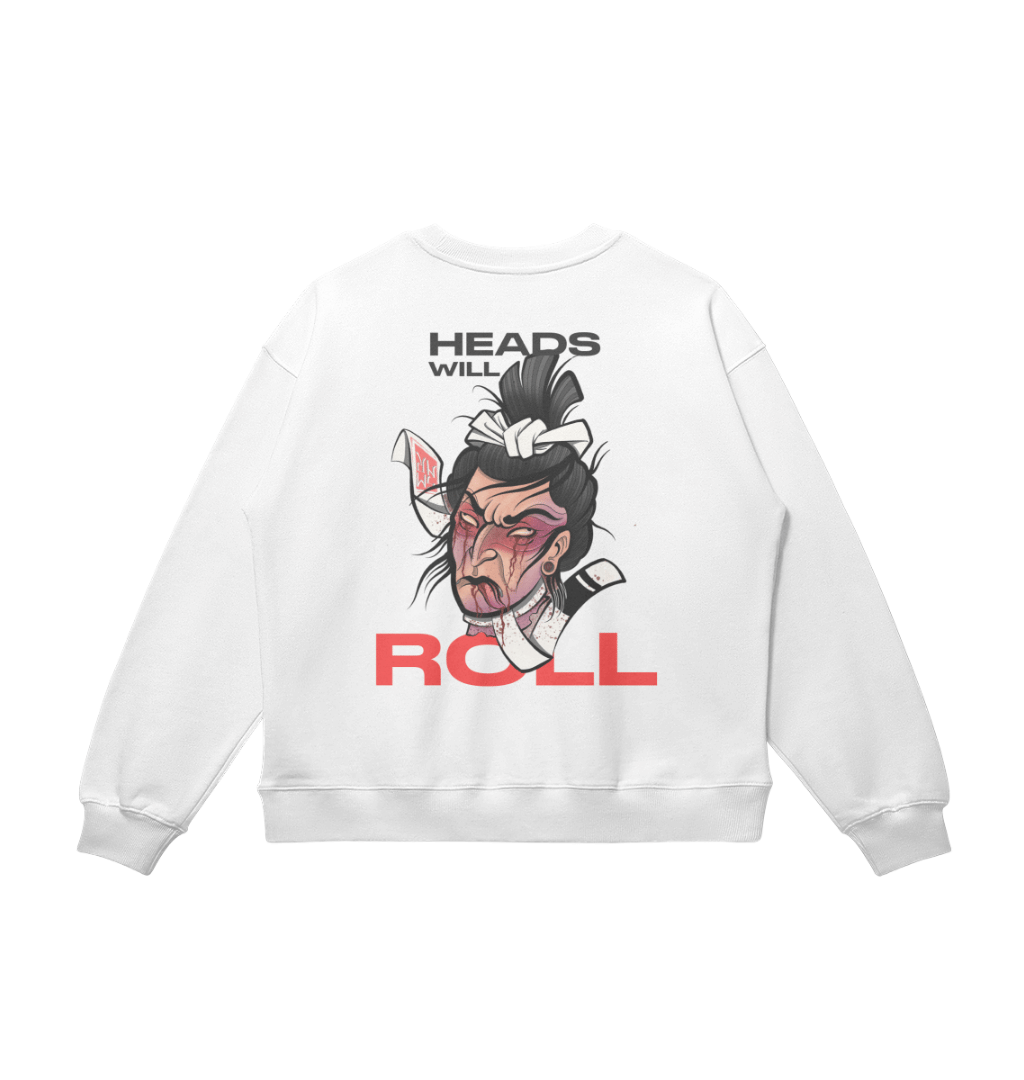 Heads Will Roll Unisex Oversized Sweater