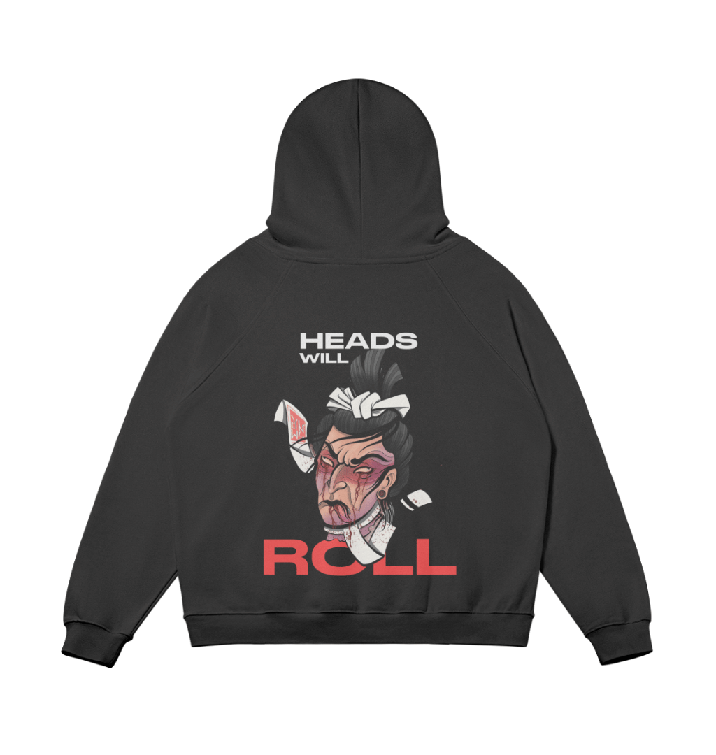 Heads Will Roll Unisex Oversized Hoodie