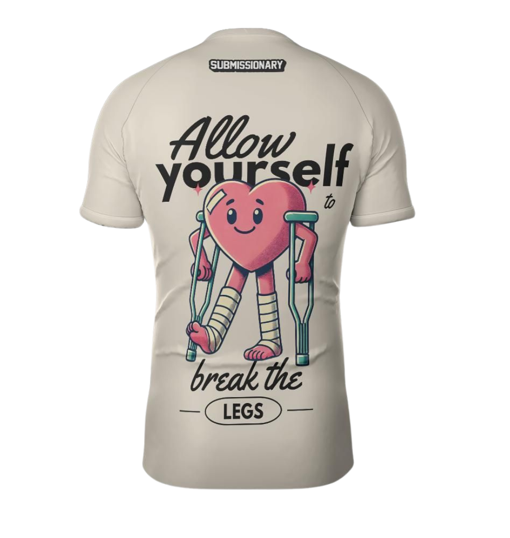 Crutches Unisex Rash Guard - Short Sleeve