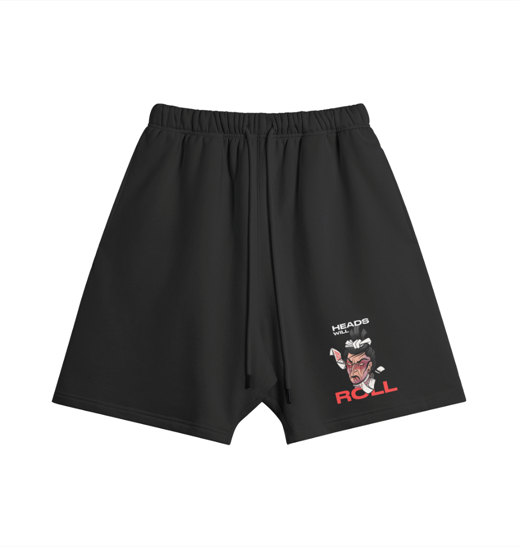 Heads Will Roll Unisex Oversized Shorts