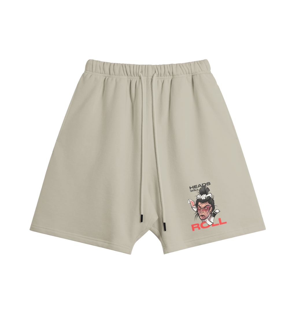 Heads Will Roll Unisex Oversized Shorts