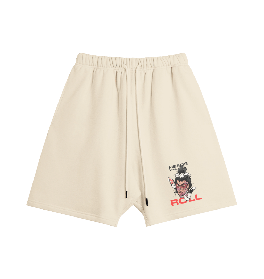 Heads Will Roll Unisex Oversized Shorts