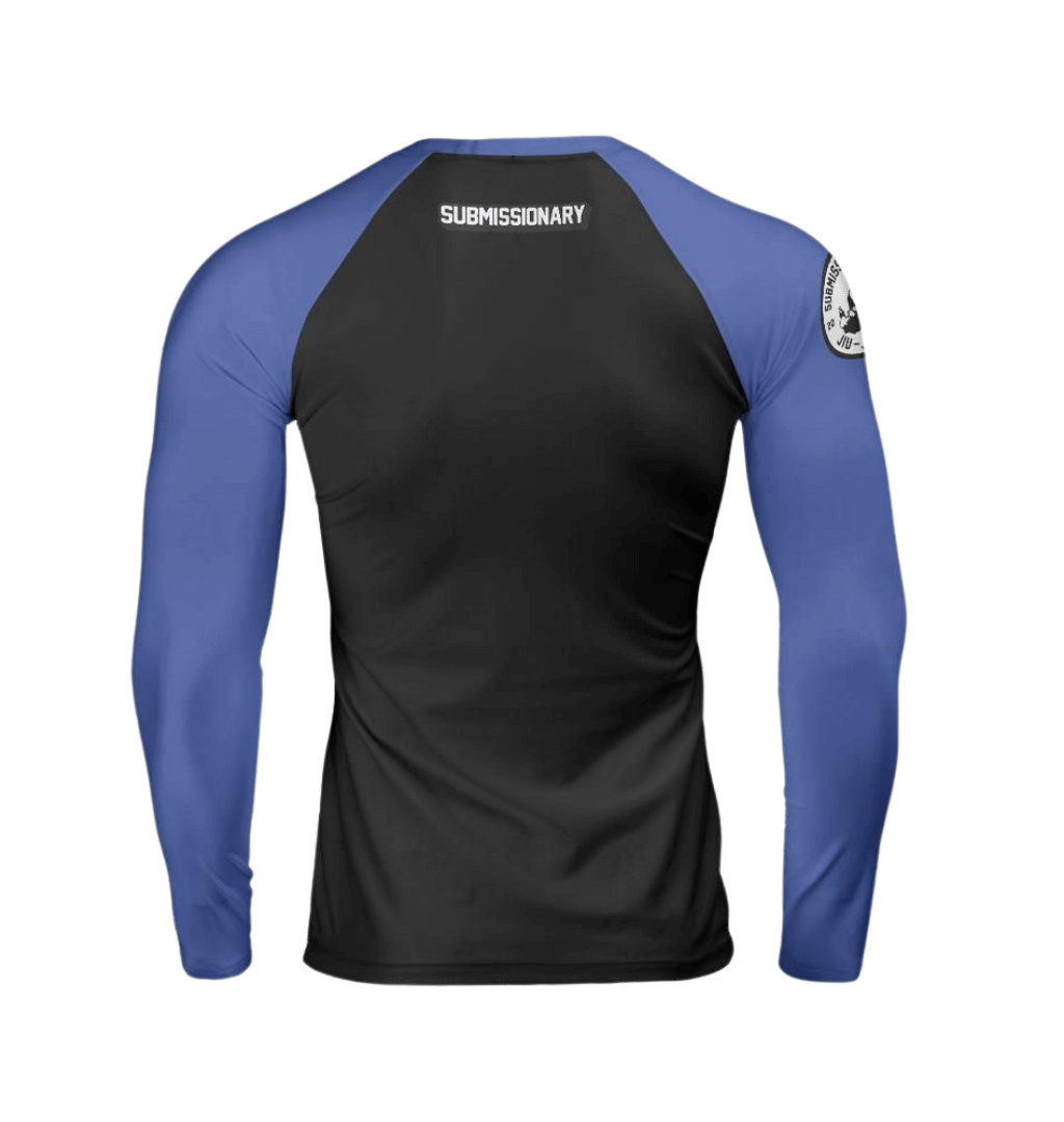 IBJJF Legal Blue Ranked Rash Guard 1.0