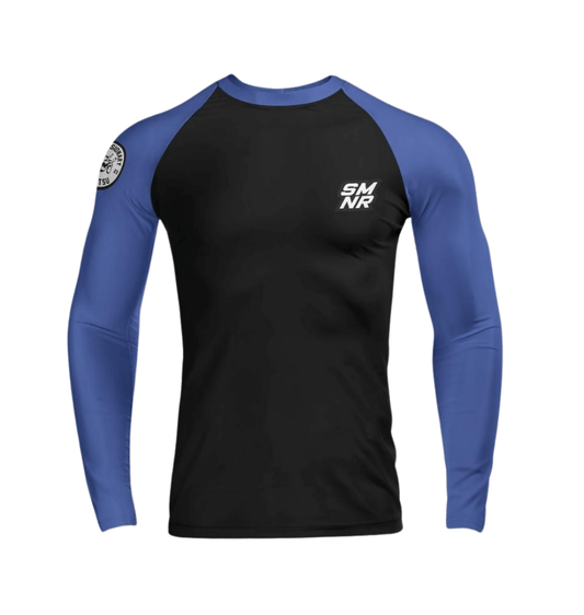 IBJJF Legal Blue Ranked Rash Guard 1.0