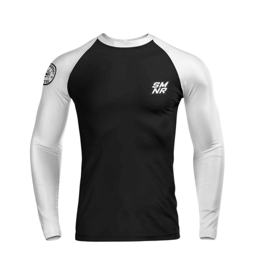 IBJJF Legal White Ranked Rash Guard 1.0