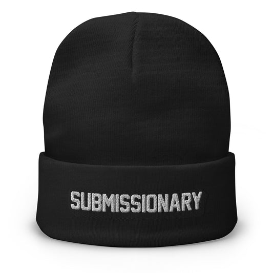 Submissionary Embroidered Beanie
